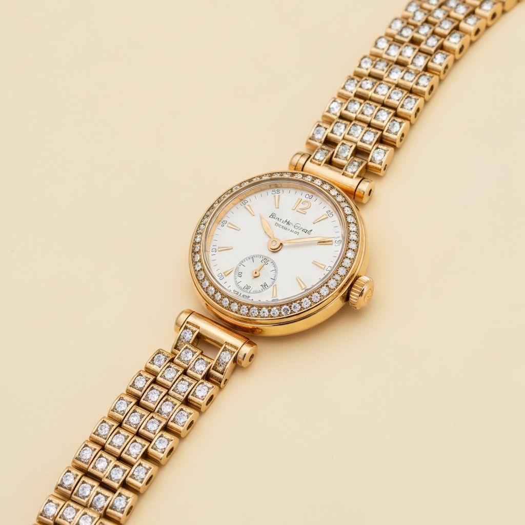 Bueche-Girod Diamond Cocktail Watch 9ct Gold